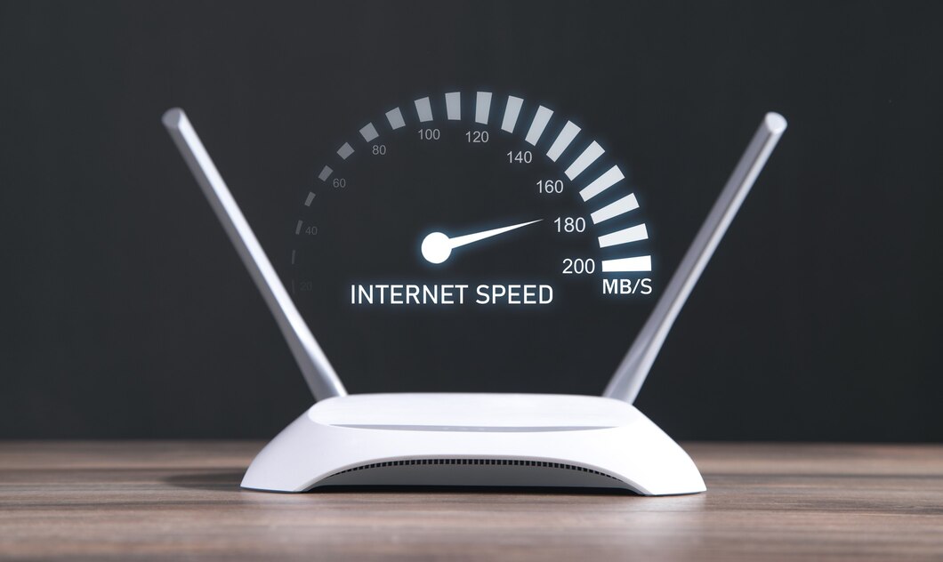 modern-wifi-router-with-speedometer-internet-speed_